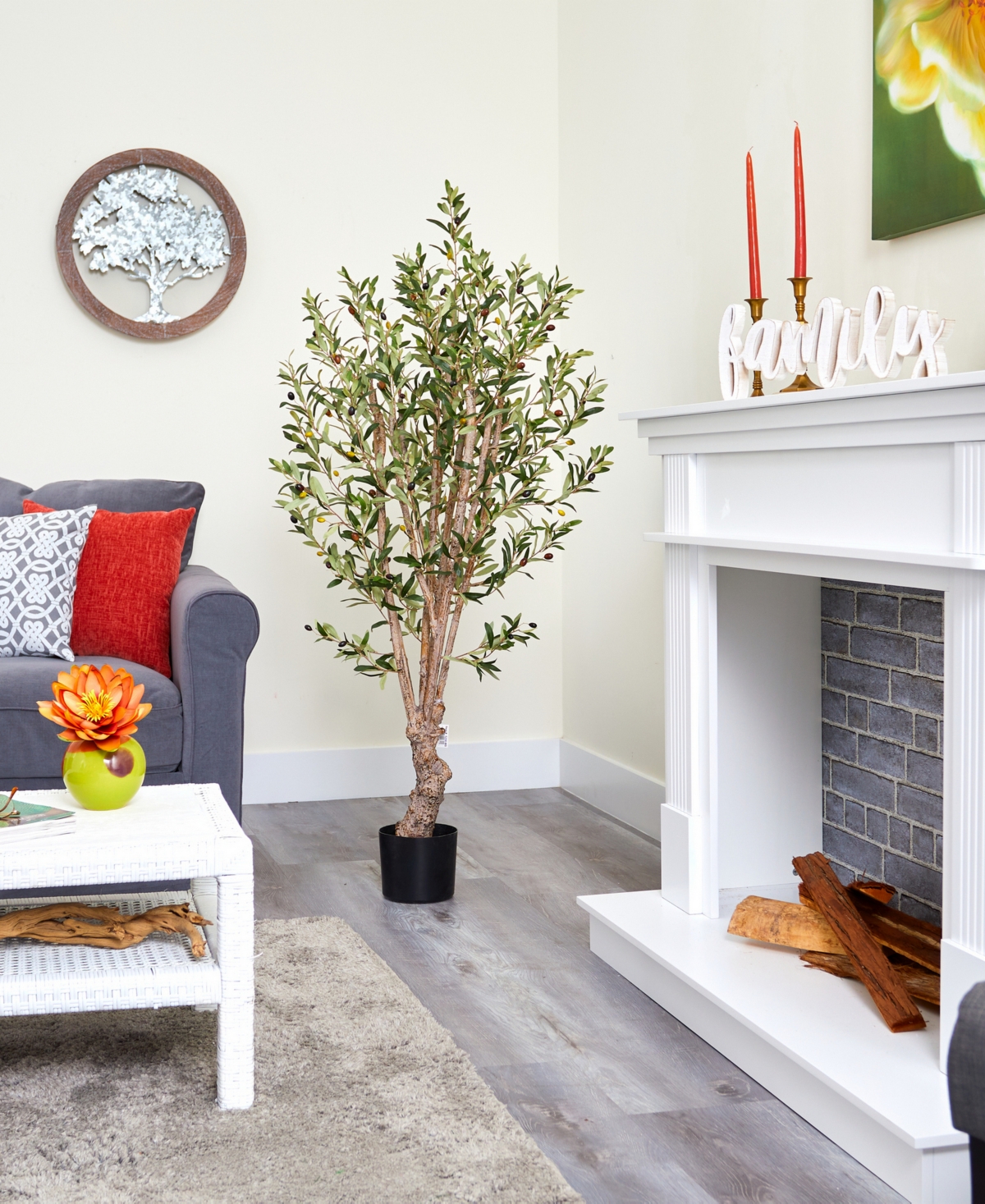 Nearly Natural 5' Olive Tree In Green