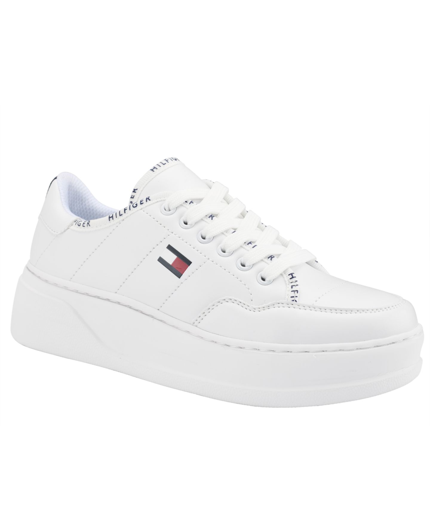 Женские кроссовки Tommy Hilfiger Grazie Lightweight Lace Up Casual, цвет: Белый — фото 1