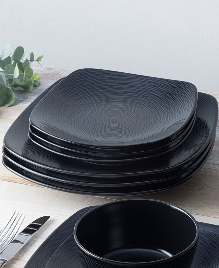 Noritake Swirl Square Dinner Plates, Set of 4 Macy's