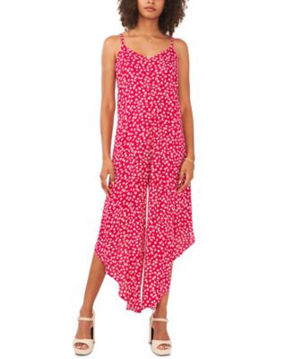 Vince Camuto - Women's Wide-Leg Challis Jumpsuit