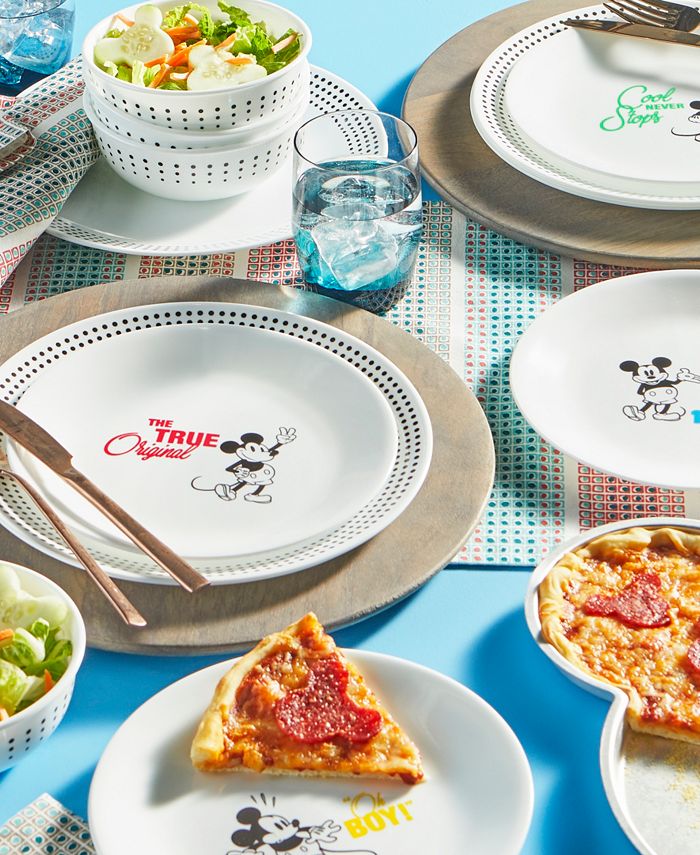 Corelle Mickey Mouse The True Original Dinnerware Set, 12 Pieces