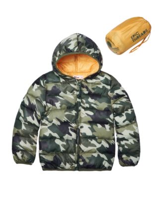 Boys Packable Jacket with Bag, Created for Macy's