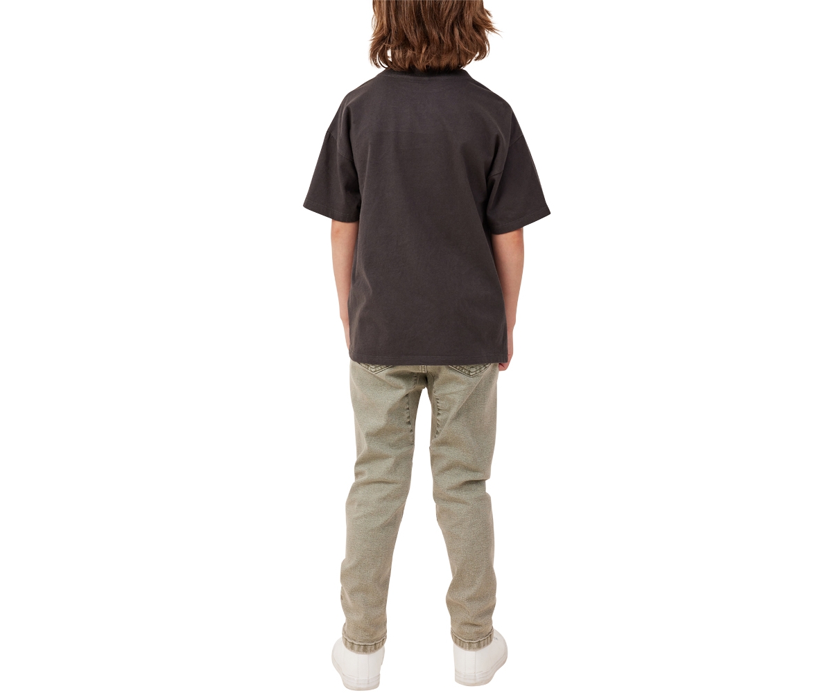 Cotton On Big Boys Skinny Fit Stretch Denim Paneling Moto Jeans