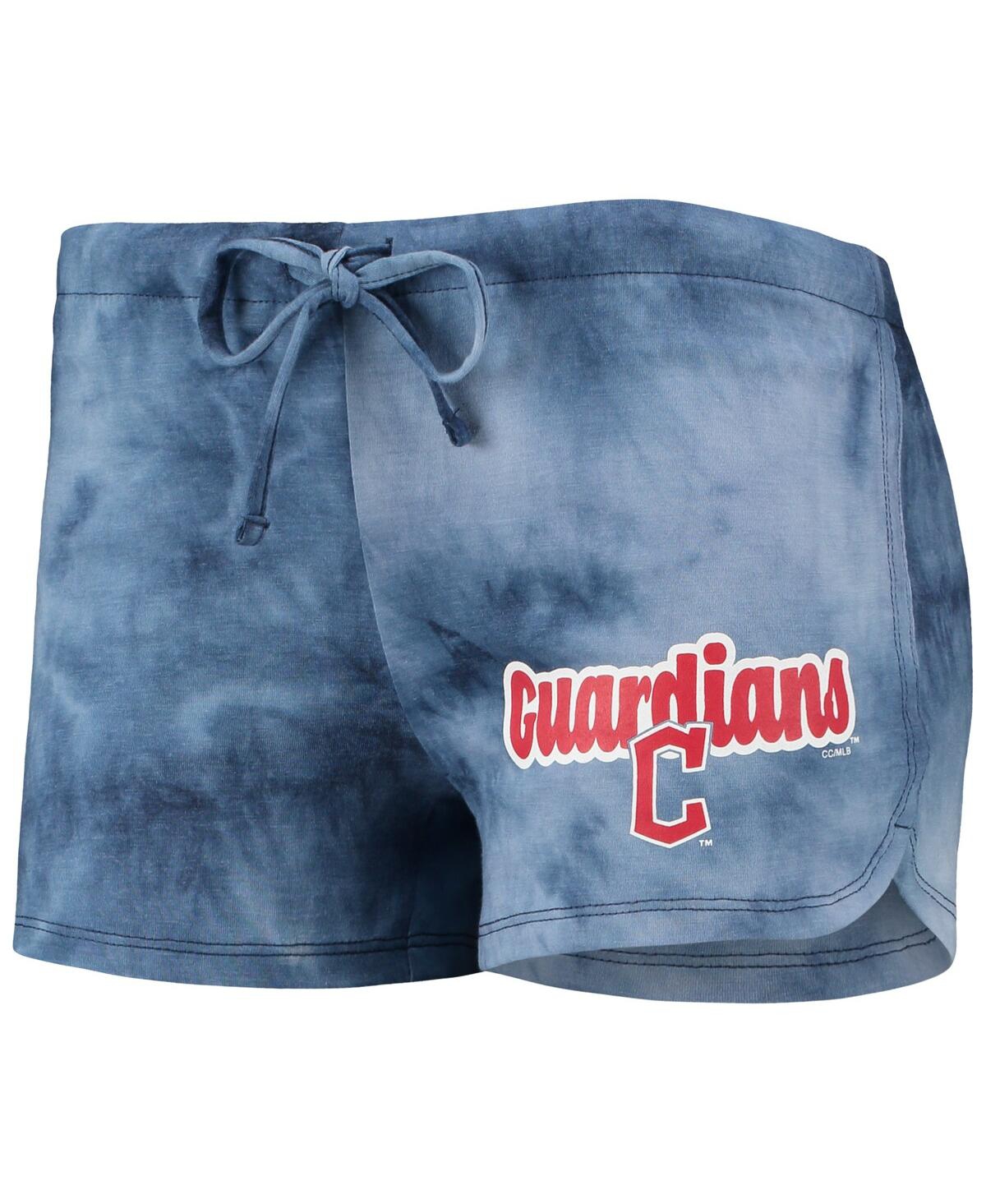 Women's Concepts SportCleveland Guardians Billboard Racerback Tank Top and Shorts Set - Navy