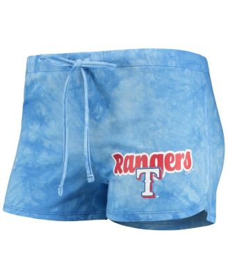 Women's Royal Texas Rangers Billboard Racerback Tank Top and Shorts Set