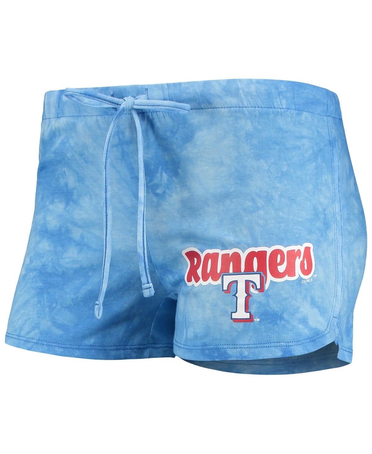 Concepts Sport Women's  Royal Texas Rangers Billboard Racerback Tank Top And Shorts Set In Royal
