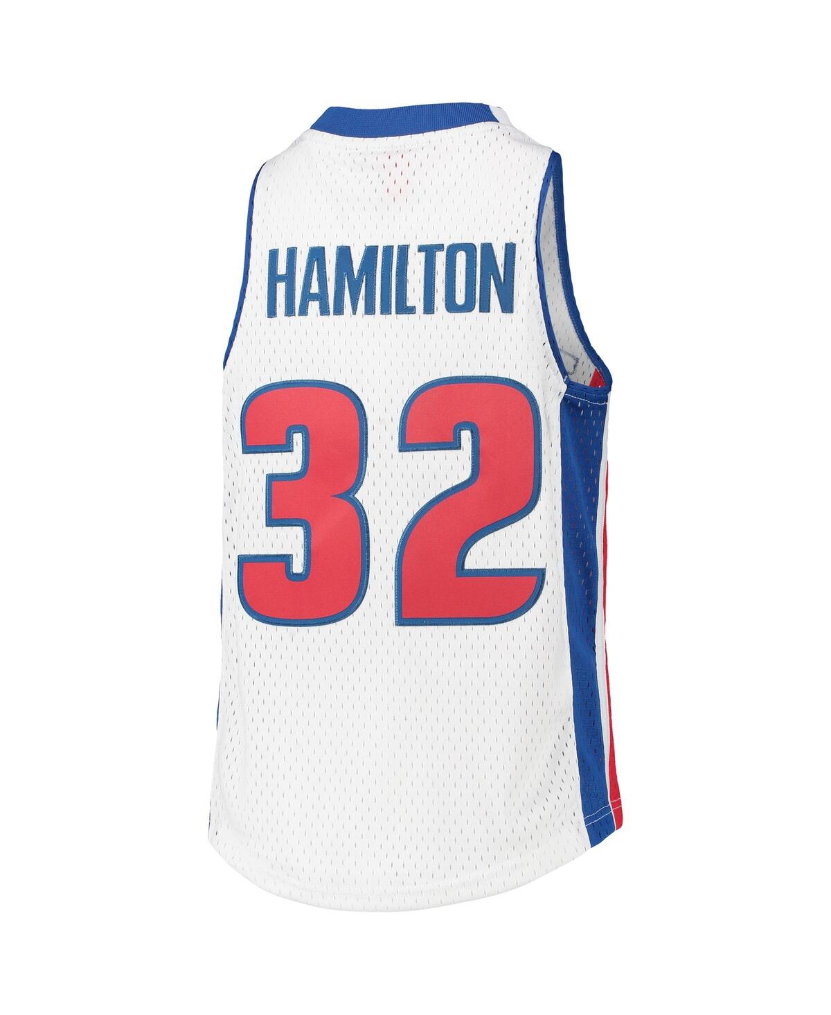 Big Boys Mitchell & Ness Richard HamiltonDetroit Pistons 2003-04 Hardwood Classics Swingman Jersey - White