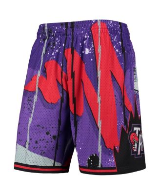 Men's Purple Toronto Raptors Hardwood Classics 1998 Hyper Hoops Swingman Shorts