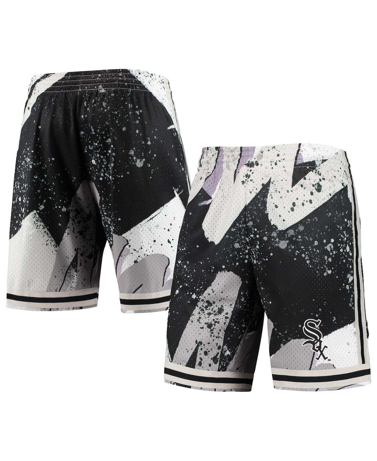 Shop Mitchell & Ness Men's  Black Chicago White Sox Hyper Hoops Shorts