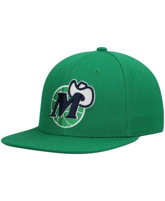 Men's Green Dallas Mavericks Hardwood Classics Team Ground 2.0 Snapback Hat