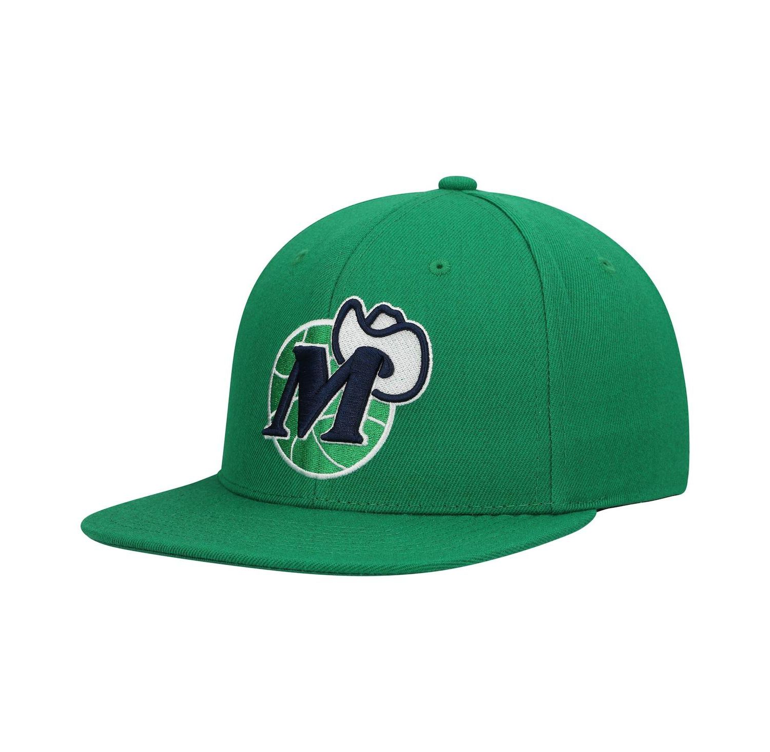 Men's Green Dallas Mavericks Hardwood Classics Team Ground 2.0 Snapback Hat