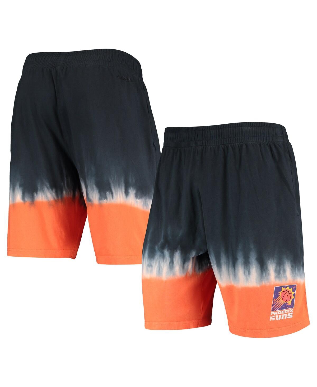 Mitchell & Ness Men's  Black, Orange Phoenix Suns Hardwood Classic Authentic Shorts In Black,orange