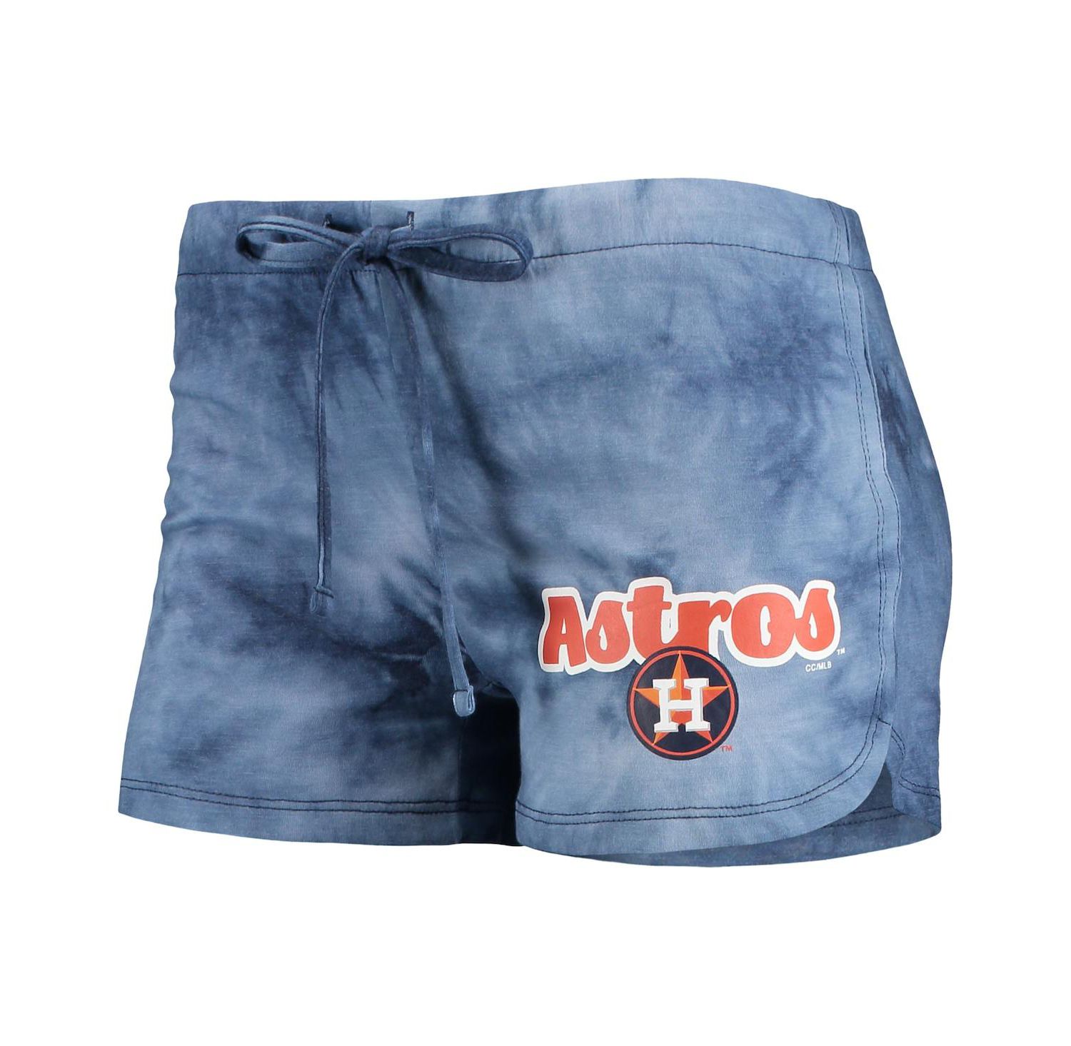 Women's Navy Houston Astros Billboard Racerback Tank Top and Shorts Set