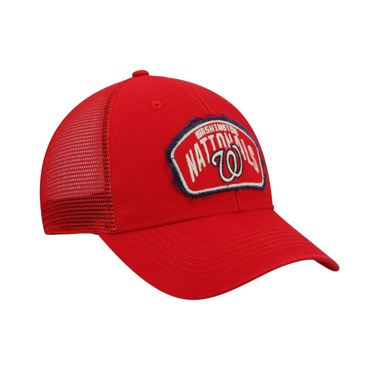 Men's '47 Red Washington Nationals Cledus MVP Trucker Snapback Hat