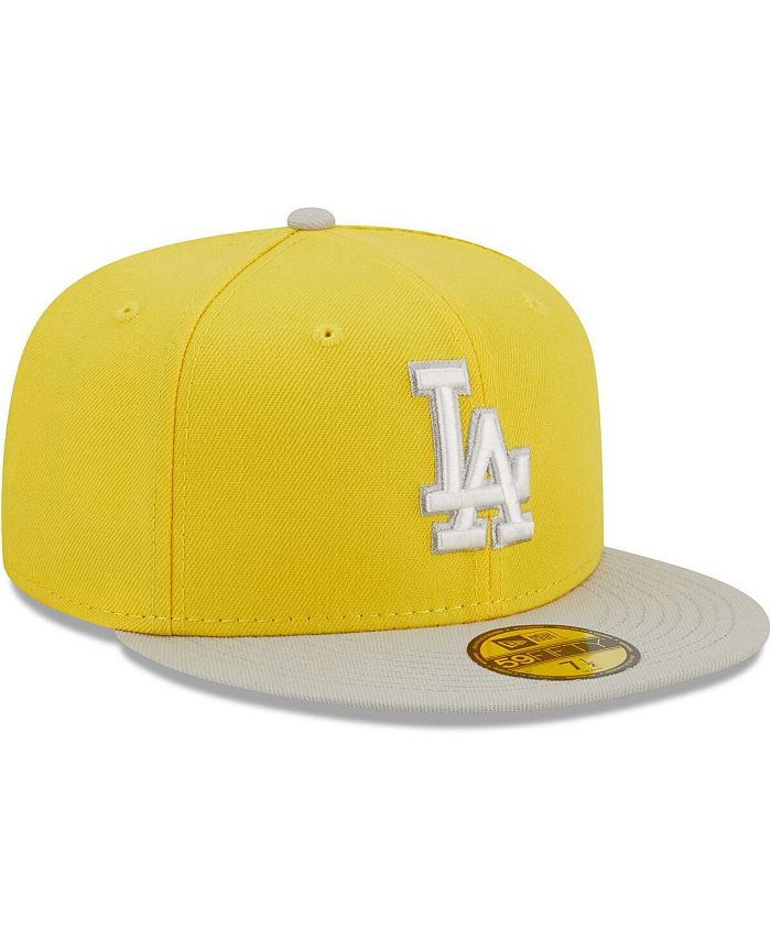 New Era Men's Yellow, Gray Los Angeles Dodgers Spring Color Pack Two