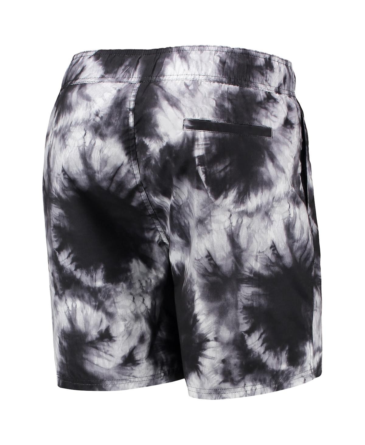 G-iii Sports By Carl Banks Black Brooklyn Nets Splash Volley Swim Shorts In Black