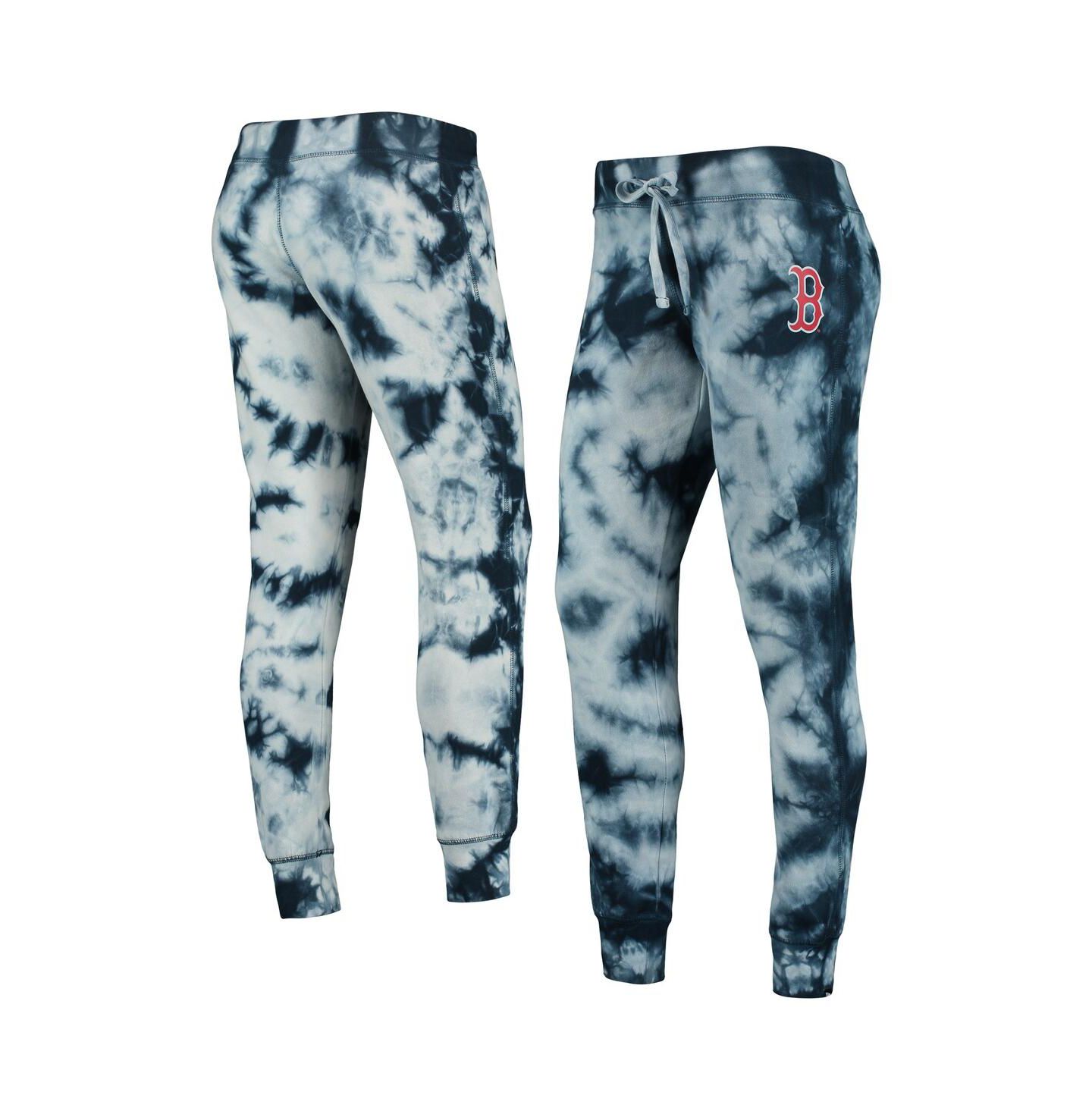 Женские брюки New Era Navy Boston Red Sox Tie-Dye Jogger — фото 2