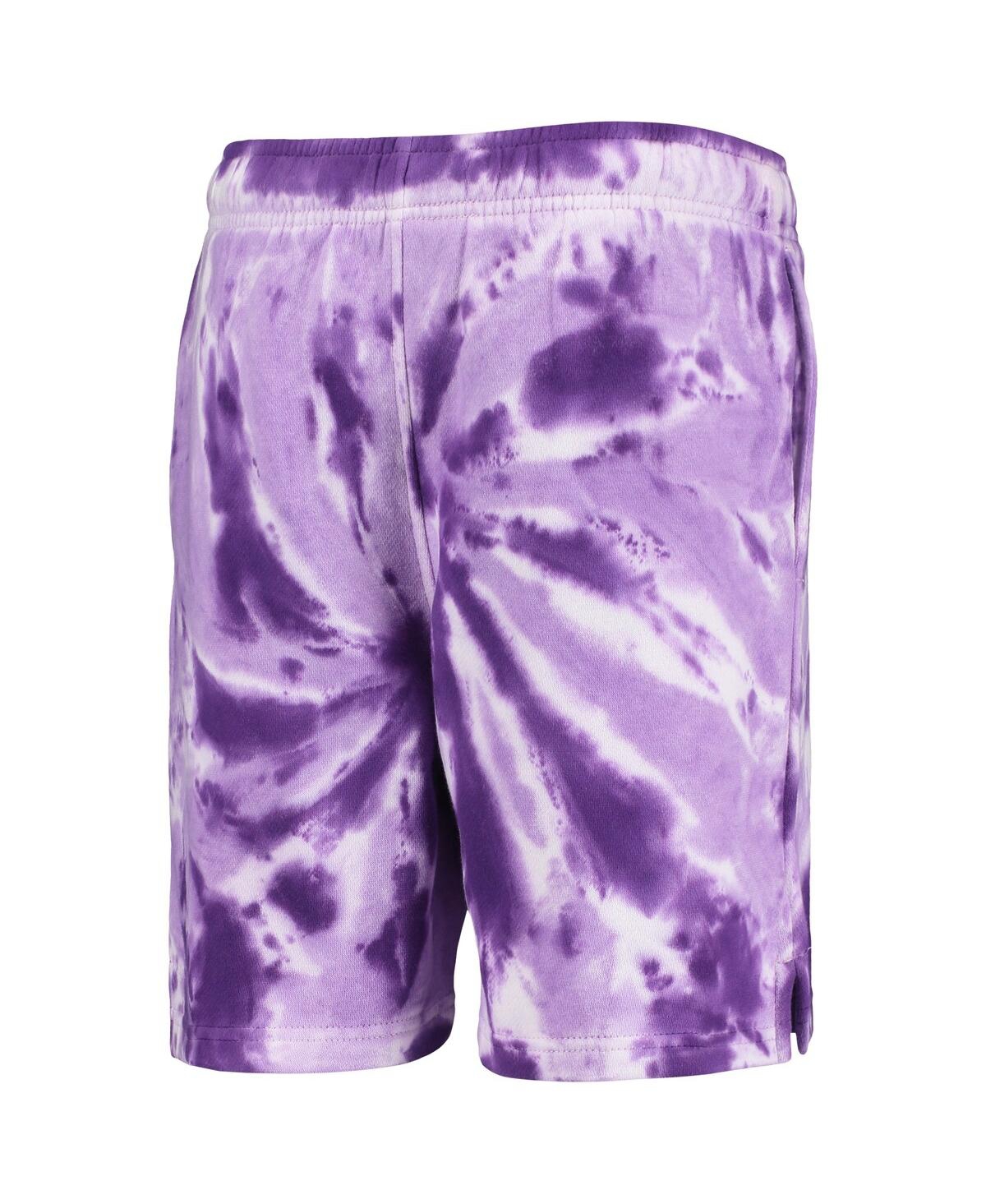 Big BoysPhoenix Suns Santa Monica Tie-Dye Shorts - Purple