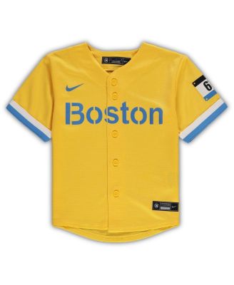 Toddler Unisex Gold Boston Red Sox MLB City Connect Replica Team Jersey