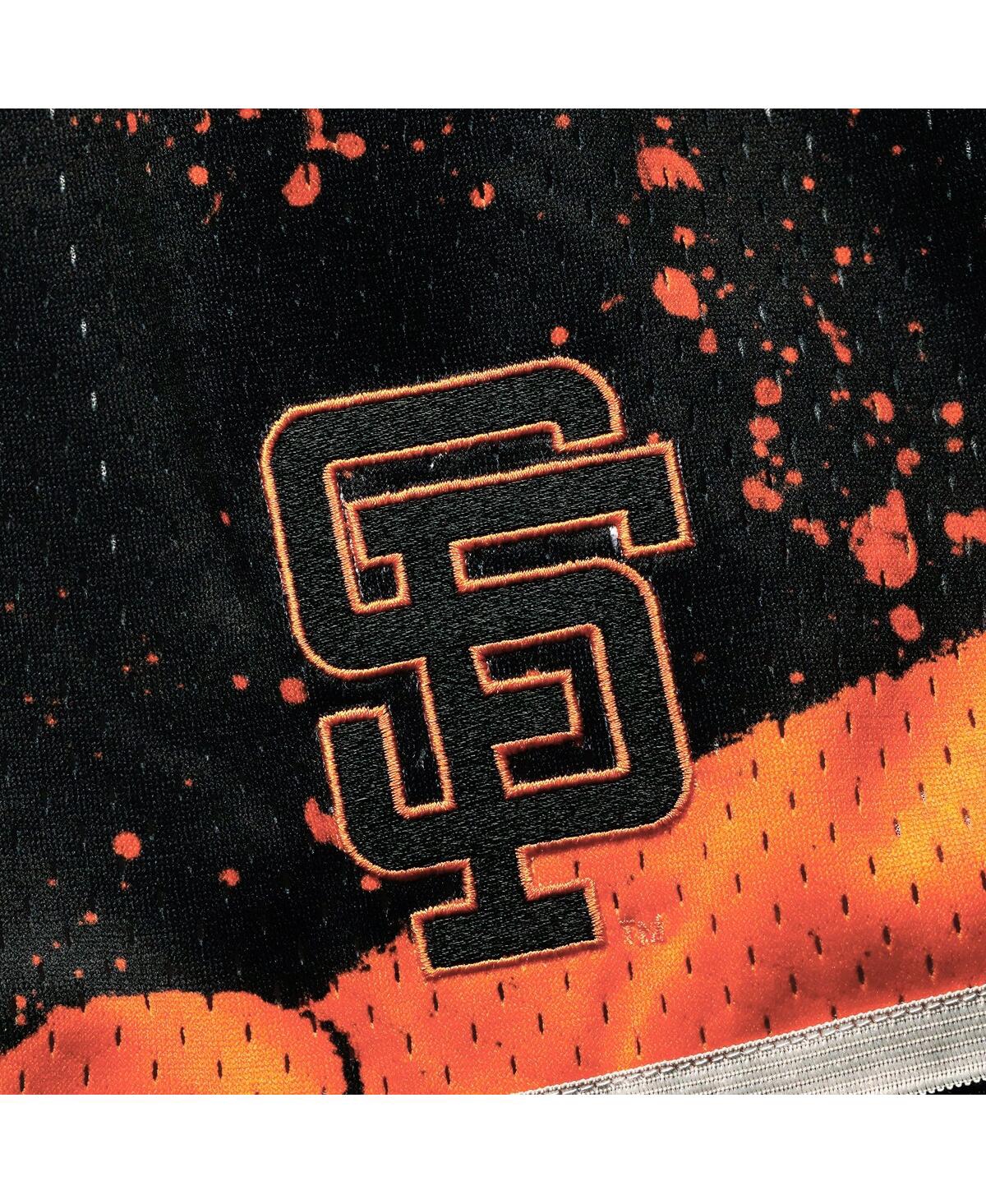 Mitchell & Ness Men's  Black San Francisco Giants Hyper Hoops Shorts In Black