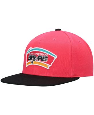 Men's Pink San Antonio Spurs Hardwood Classics Snapback Hat