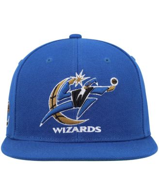 Men's Blue Washington Wizards Hardwood Classics Snapback Hat
