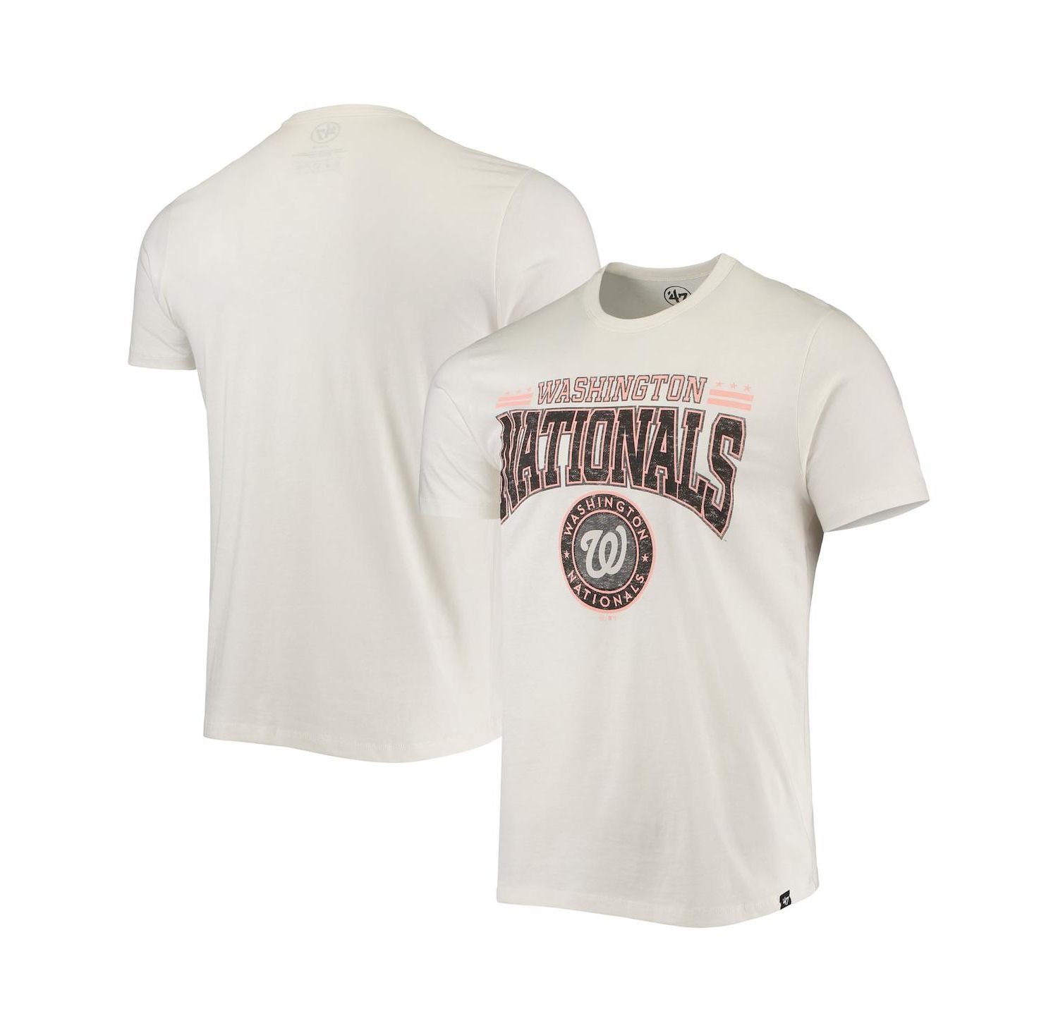 Men's '47 White Washington Nationals City Connect Elements Franklin T-shirt
