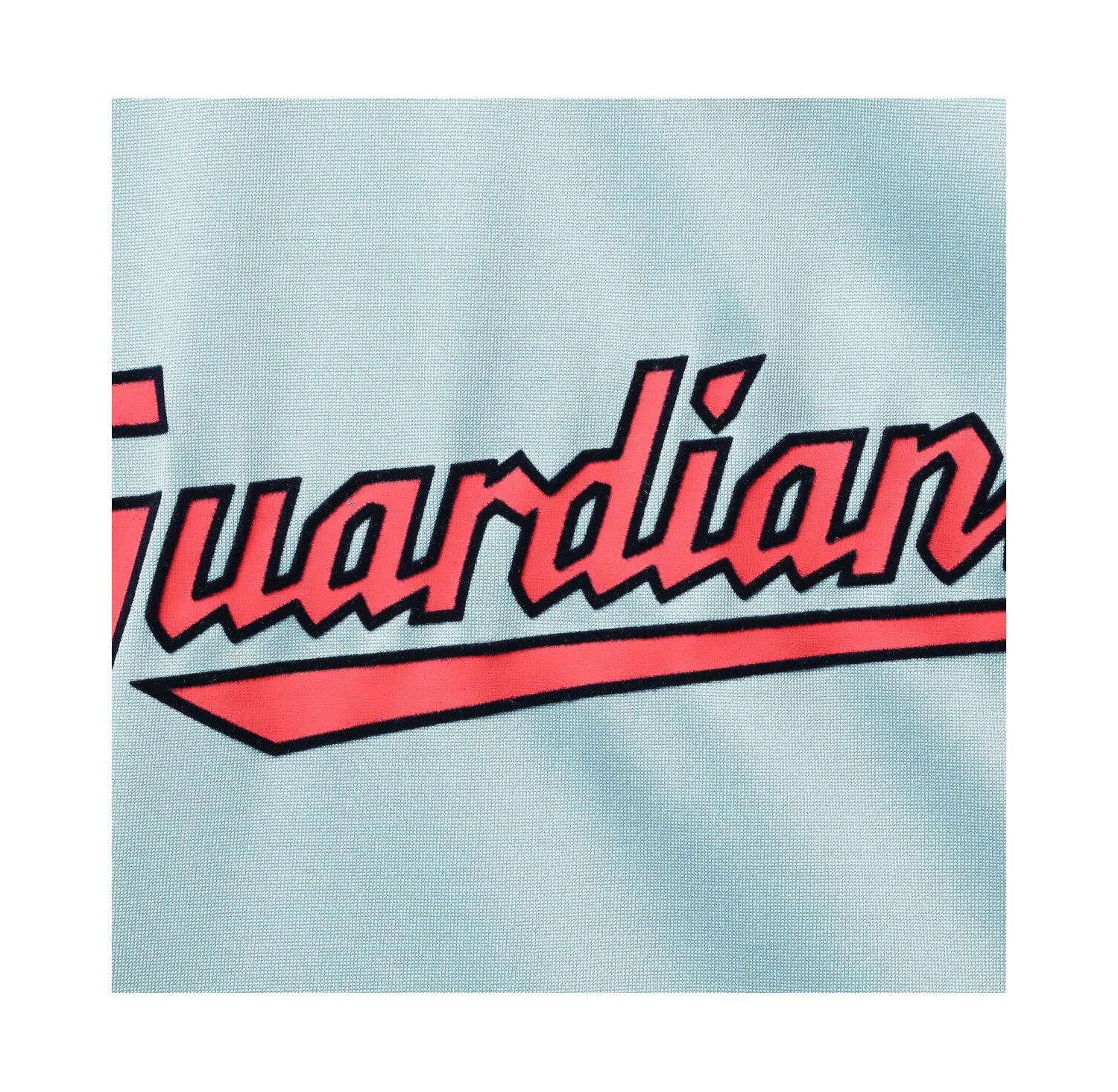 Women's Light Blue Cleveland Guardians Open Back Twist-Tie Tank Top