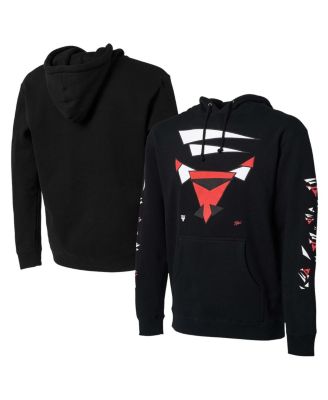 Men's NBA x Naturel Black Chicago Bulls No Caller ID Pullover Hoodie