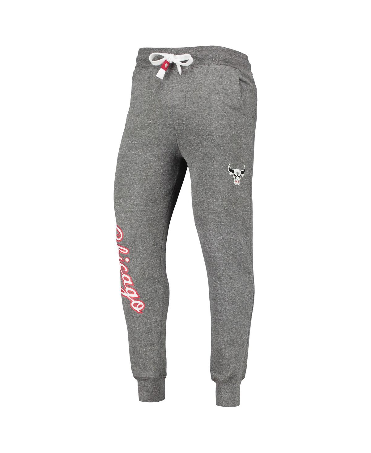 Men's SportiqeChicago Bulls 2021/22 City Edition Daly Tri-Blend Jogger Pants - Gray