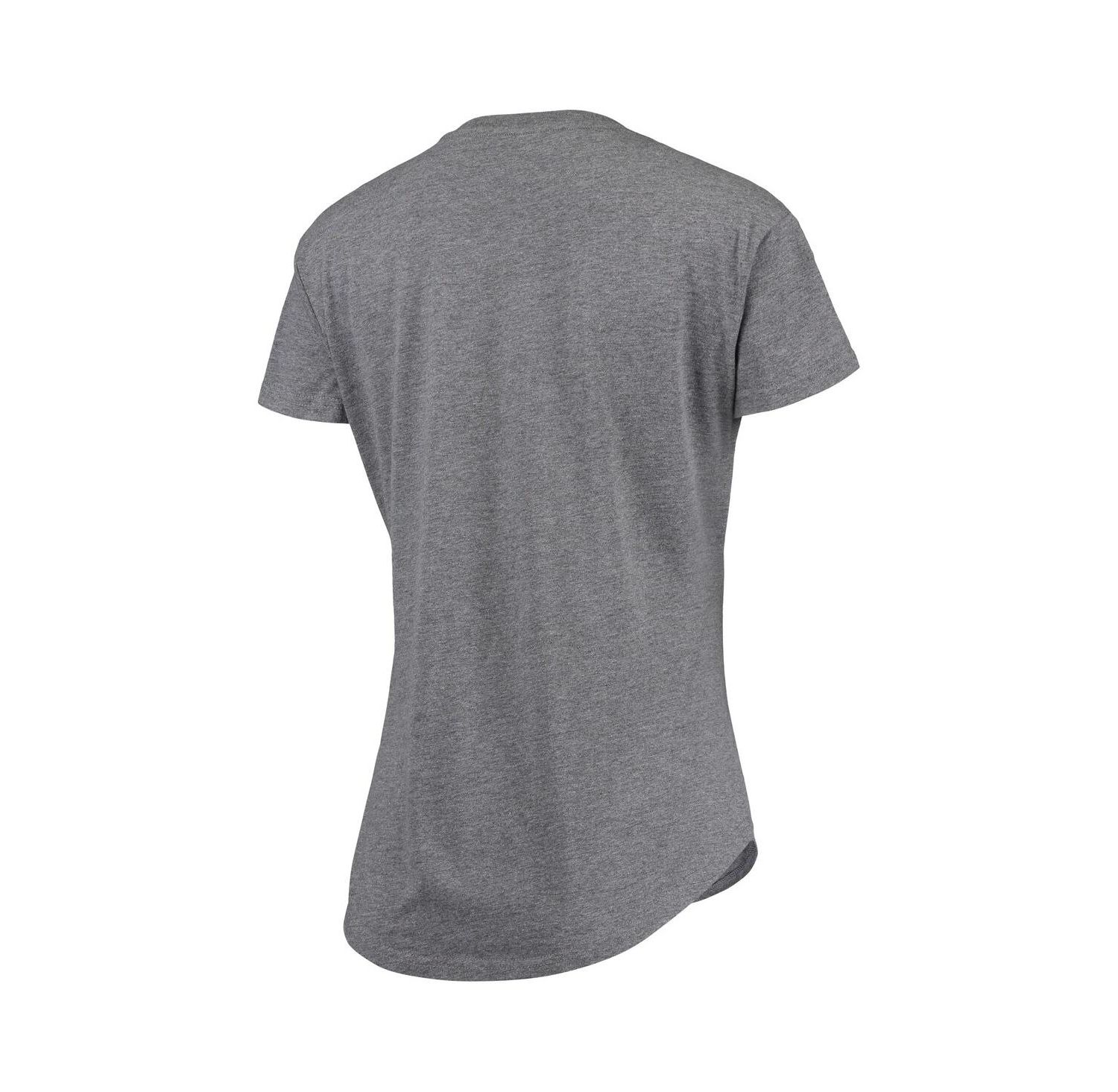 Women's Heathered Gray Chicago Bulls City Edition Phoebe Tri-Blend T-shirt
