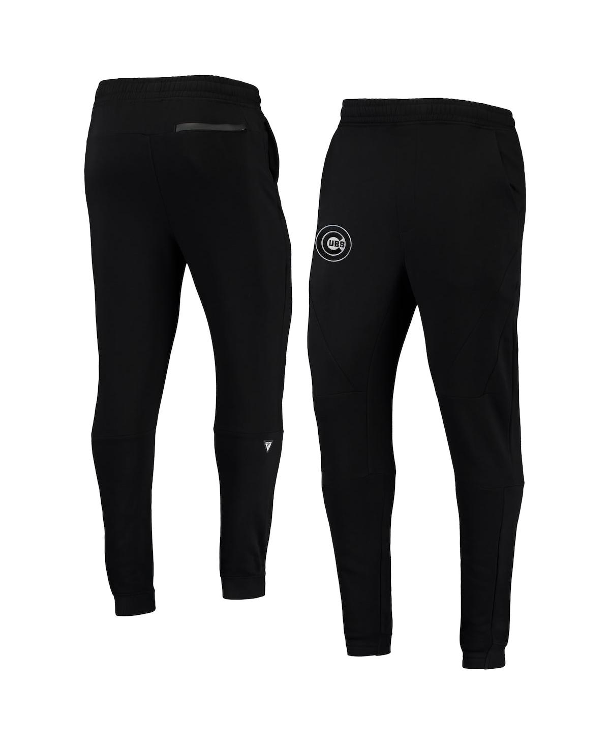 Men's Levelwear Black Chicago Cubs Tempo 22 Fleece Pants - Black