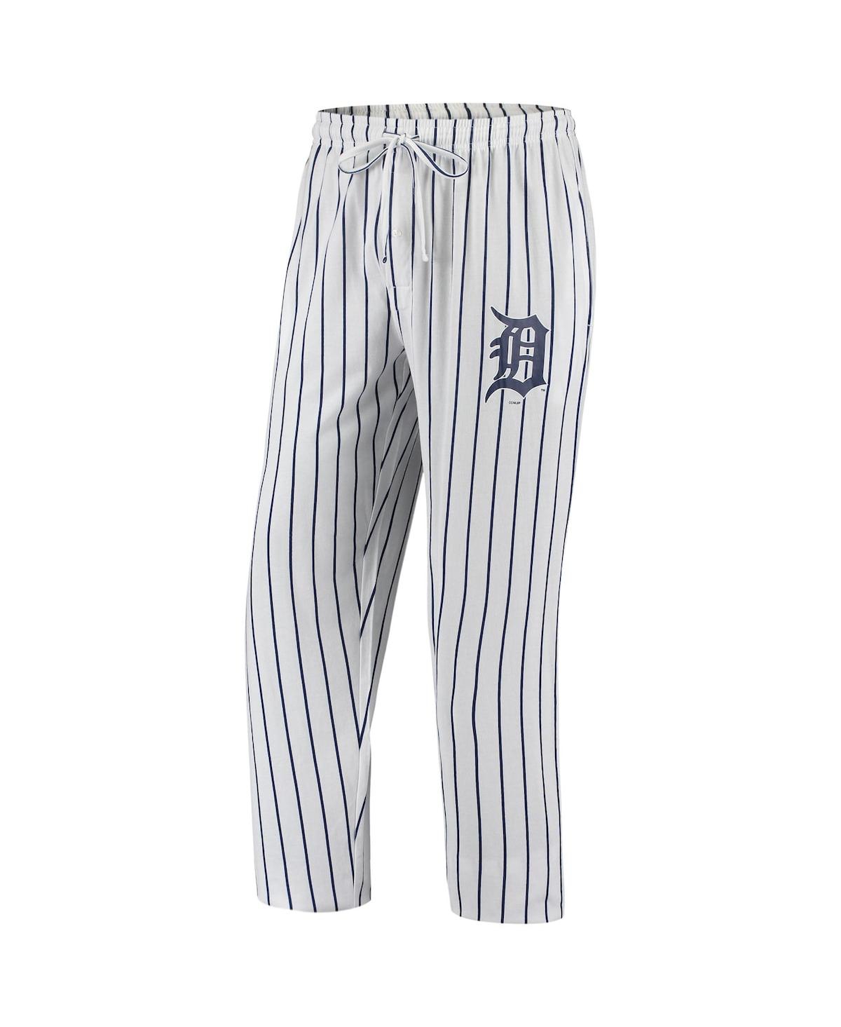 Men's Concepts SportDetroit Tigers Vigor Pinstripe Pants - White