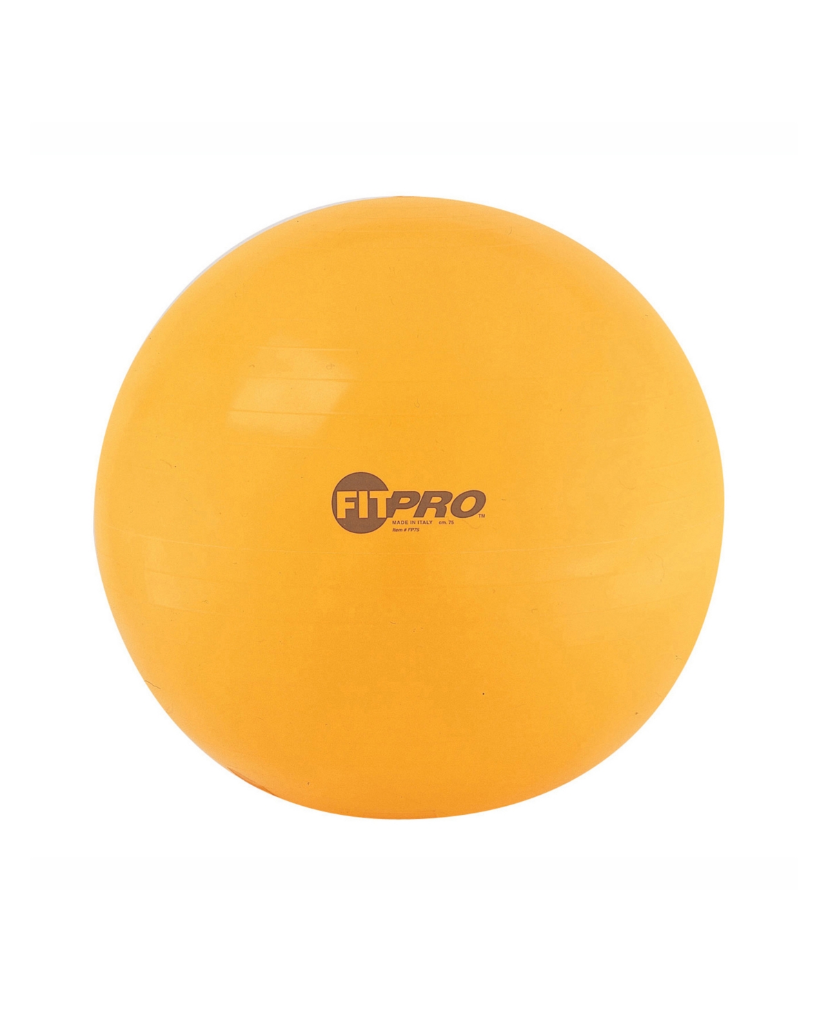 Champion Sports Fitpro Training Exercise Ball, 75 Cm In Yellow