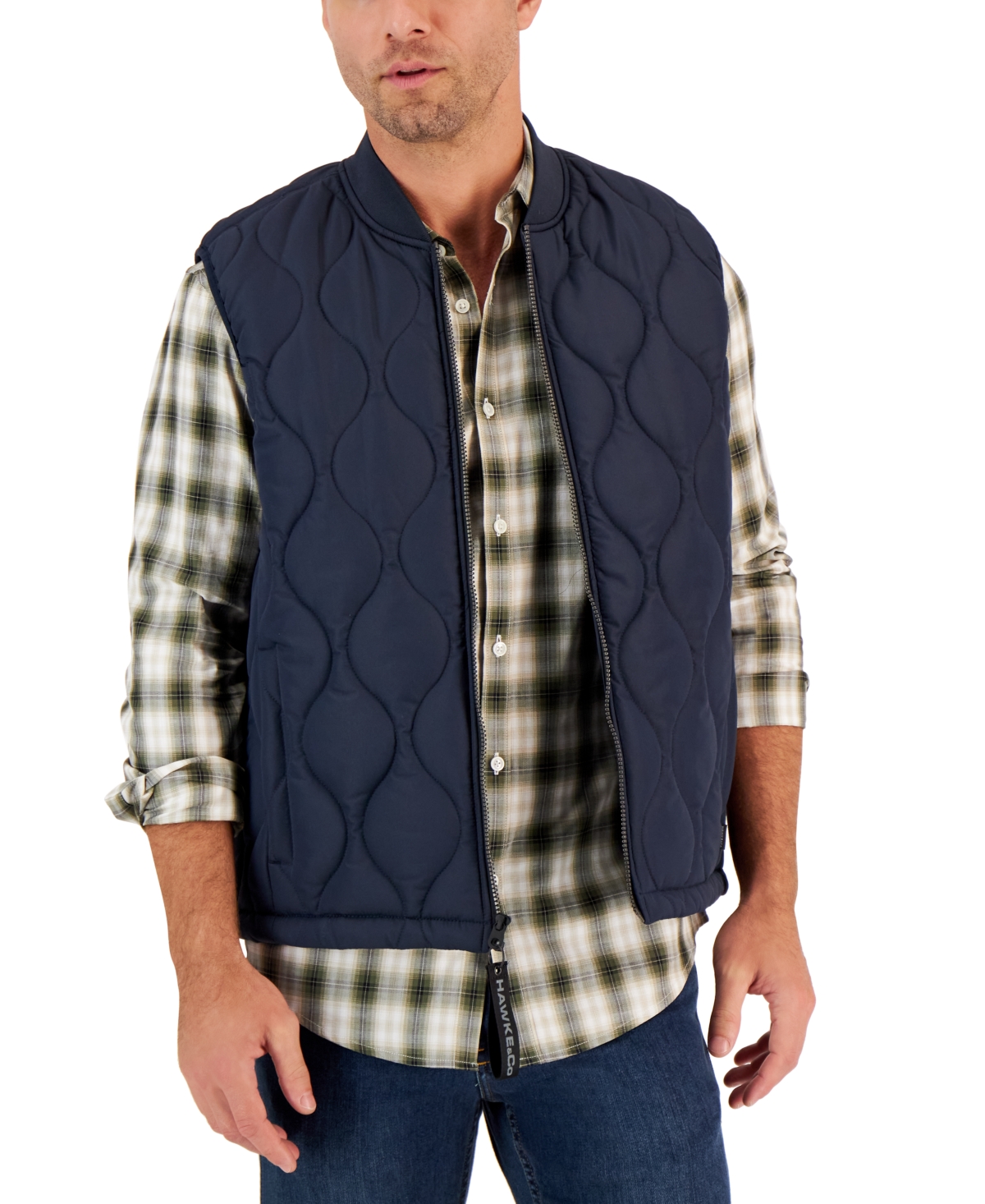 HAWKE & CO. MEN'S ONION QUILTED VEST