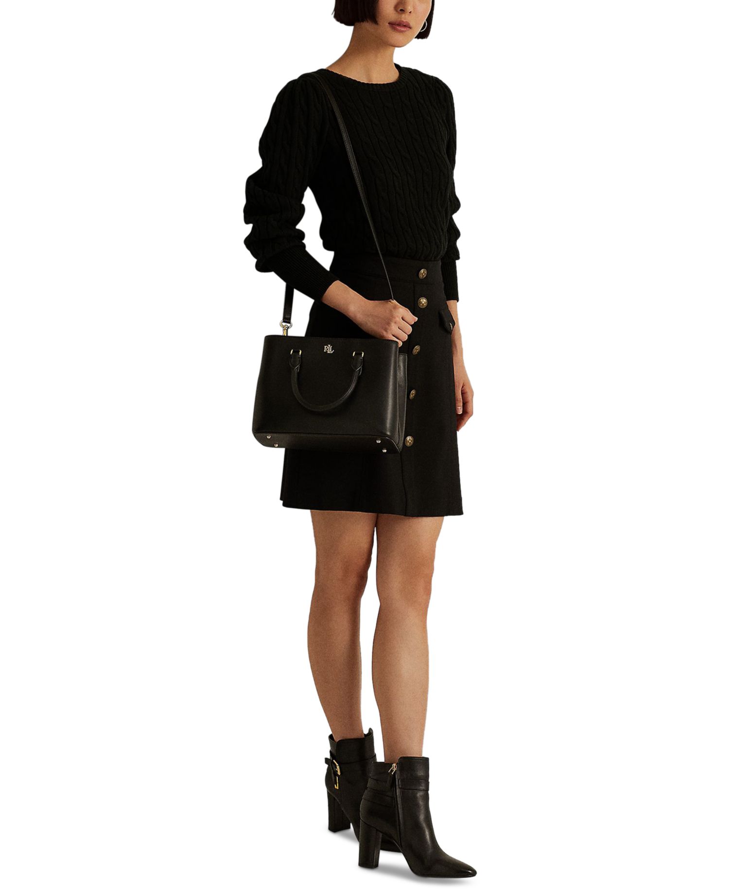 Marcy Leather Small Satchel Bag 26