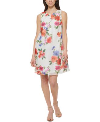 Jessica Howard - Women's Floral-Print A-Line Dress