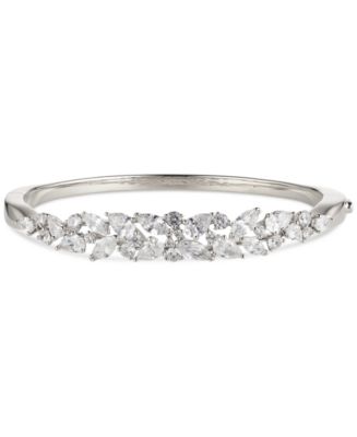 Eliot Danori Silver-Tone Crystal Hinge Bracelet, Created for