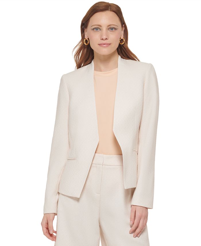 Calvin Klein Women's Open Front Blazer & Reviews - Jackets & Blazers - Women  - Macy's