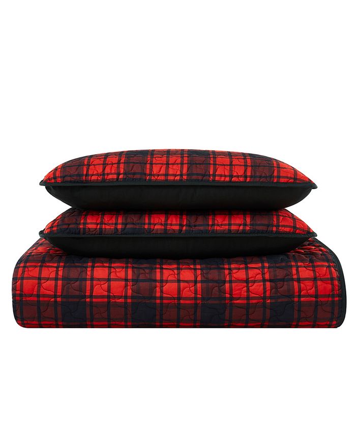 Truly Soft Buffalo Plaid 3Pc. Quilt Set, Full/Queen, Created For Macy