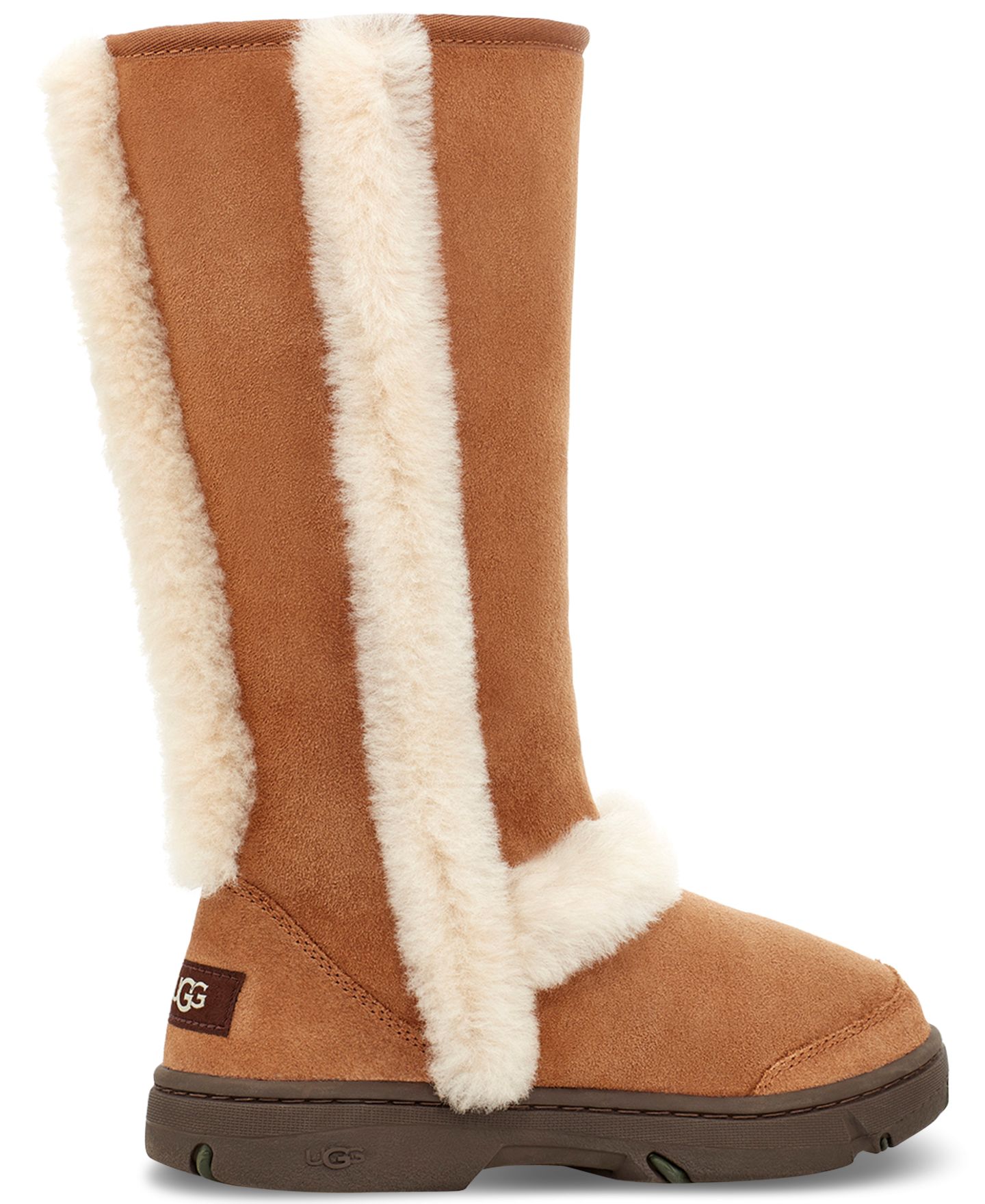 UGG® Женские высокие сапоги UGG Sunburst, цвет: Каштановый — фото 4
