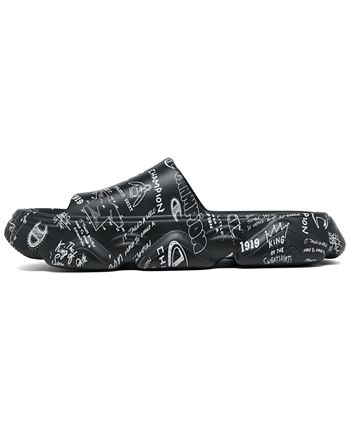 Champion Men s Meloso Squish Doodle Slide Sandals from Finish Line