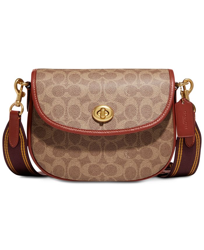 Coach Signature Coated Canvas Baby Messenger Bag