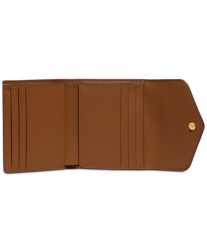 COACH Floral Printed Leather Wyn Small Wallet & Reviews Handbags