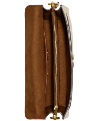 COACH Embossed Signature Leather Tabby 26