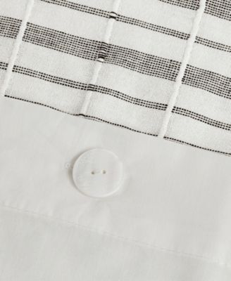 Morgan Jacquard Cotton 5-Pc. Duvet Cover Set, King