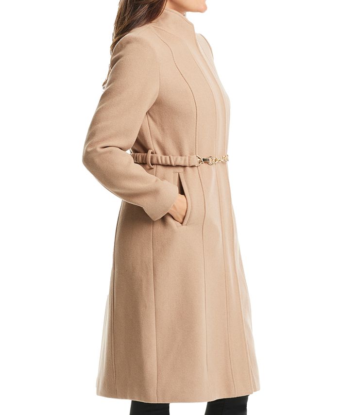Vince Camuto Women's Chain Belted Maxi Coat & Reviews Coats & Jackets