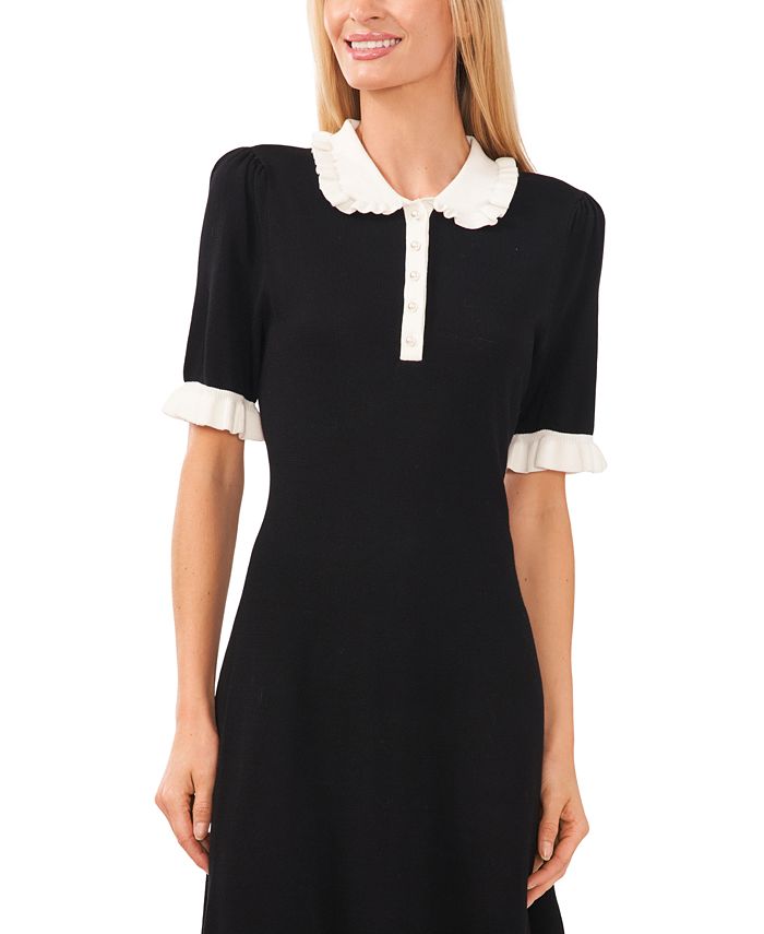 CeCe Women's Cotton ShortSleeve Polo Dress Macy's