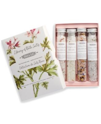 Dot & Lil - 4-Pc. Library Of Bath Salts Gift Set