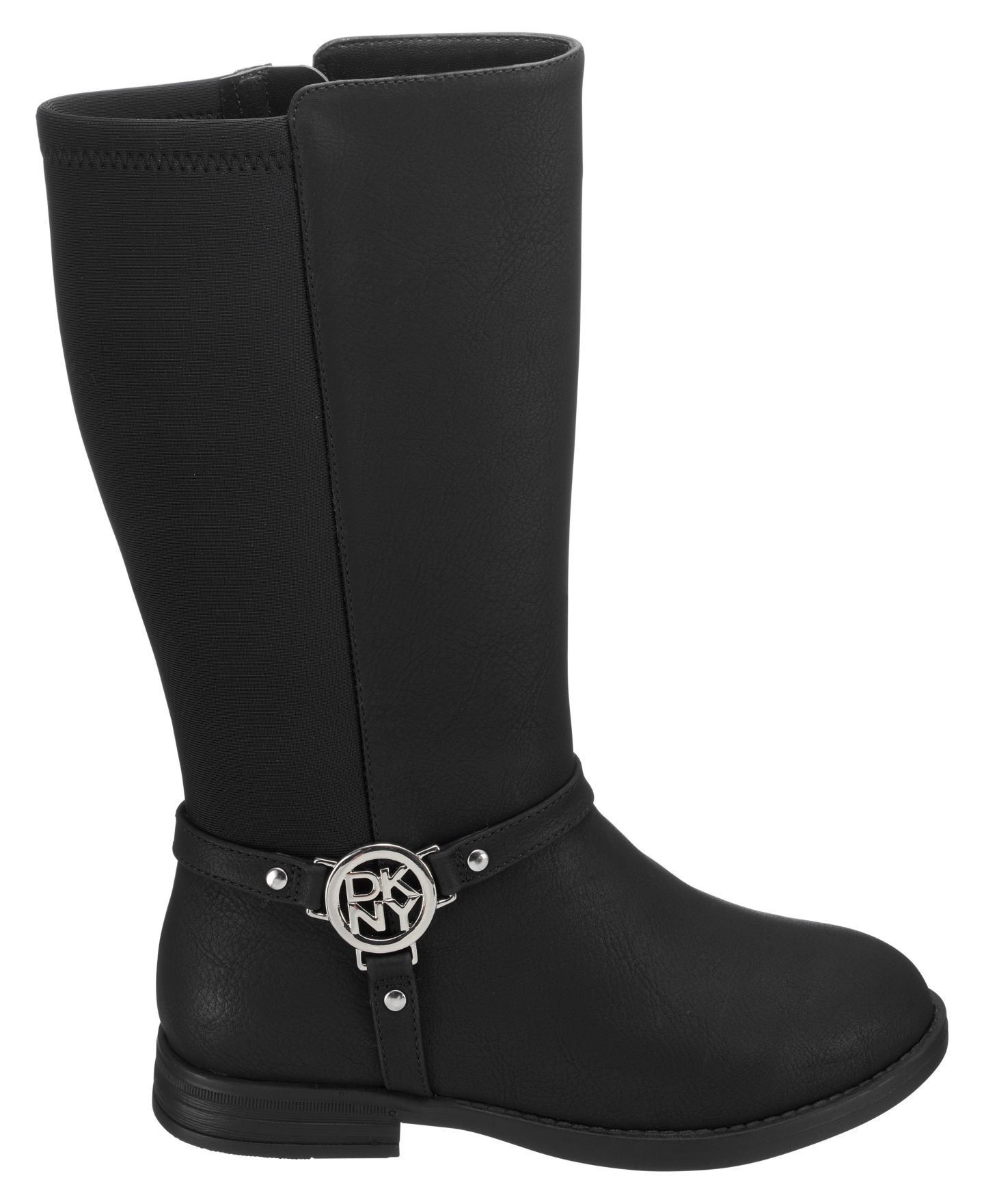 Ботинки DKNY Emma Harness Boots для девочек, цвет: Чёрный — фото 3